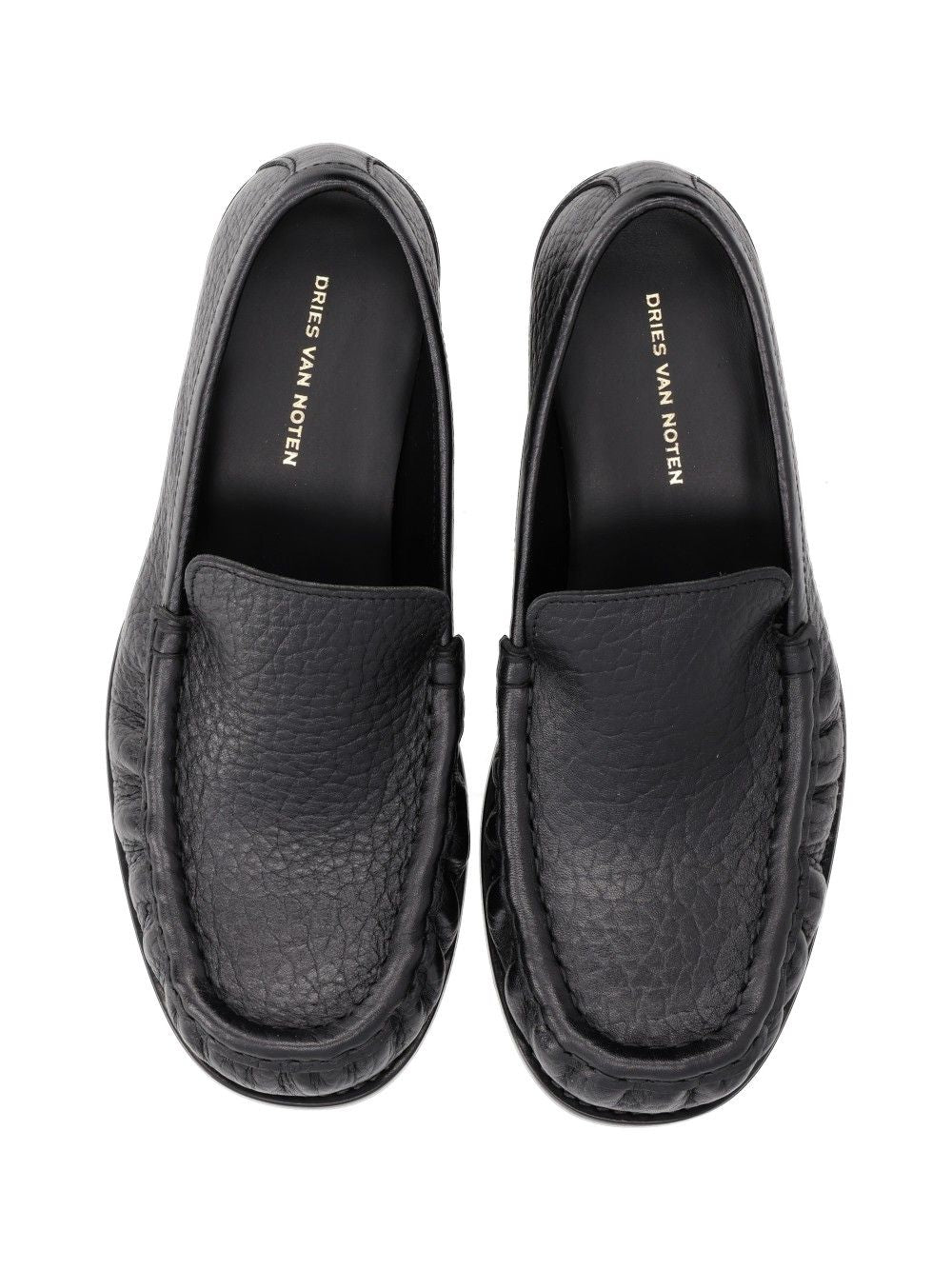 Dries Van Noten Slip-On Leather Loafers Scarpe basse - Black | 5775a8b9a6f77569e1f432d526d2db5c6d803c45