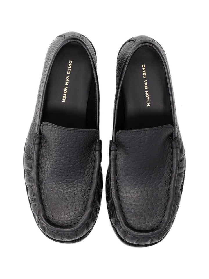 Dries Van Noten Slip-On Leather Loafers Scarpe basse - Black | 5775a8b9a6f77569e1f432d526d2db5c6d803c45