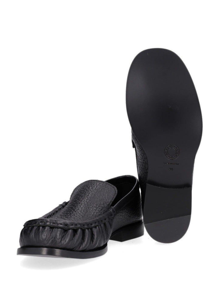 Dries Van Noten Slip-On Leather Loafers Scarpe basse - Black | eb1b65e1b4380b30c78f3a58330d0d2e2ba85452