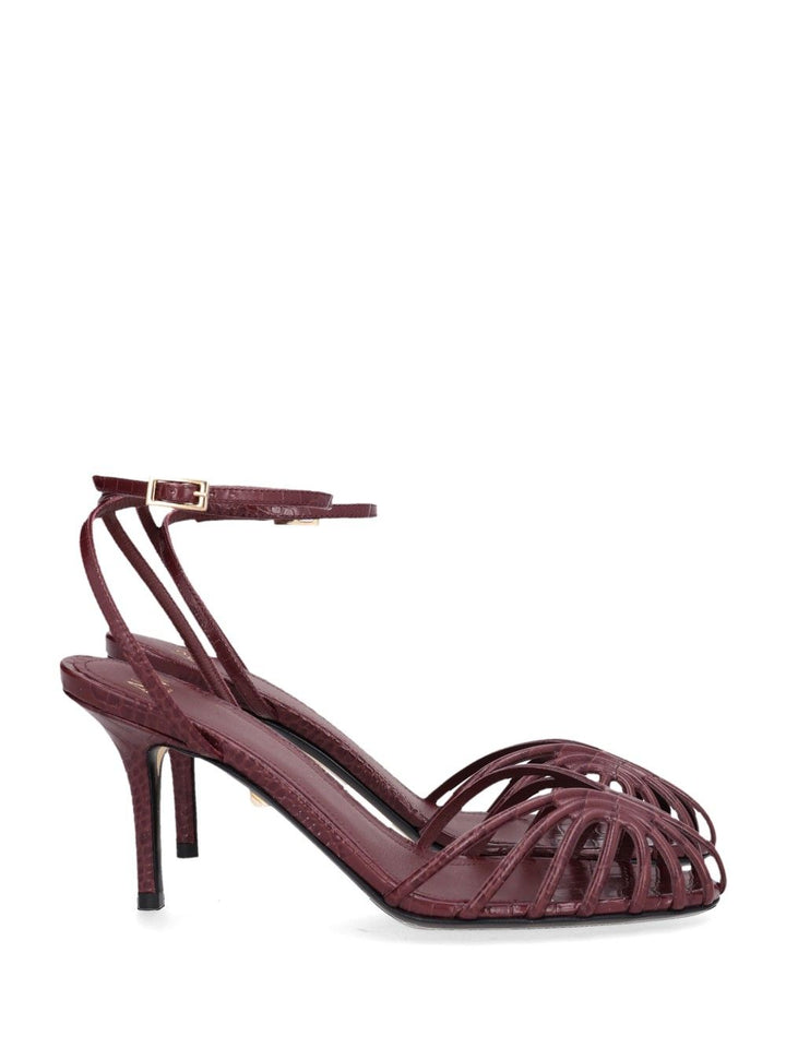 Alevi' Milano Lizard Sandals - Bordeaux | 3a71ec03ba1fcafca83e1deda31aab98d644041d