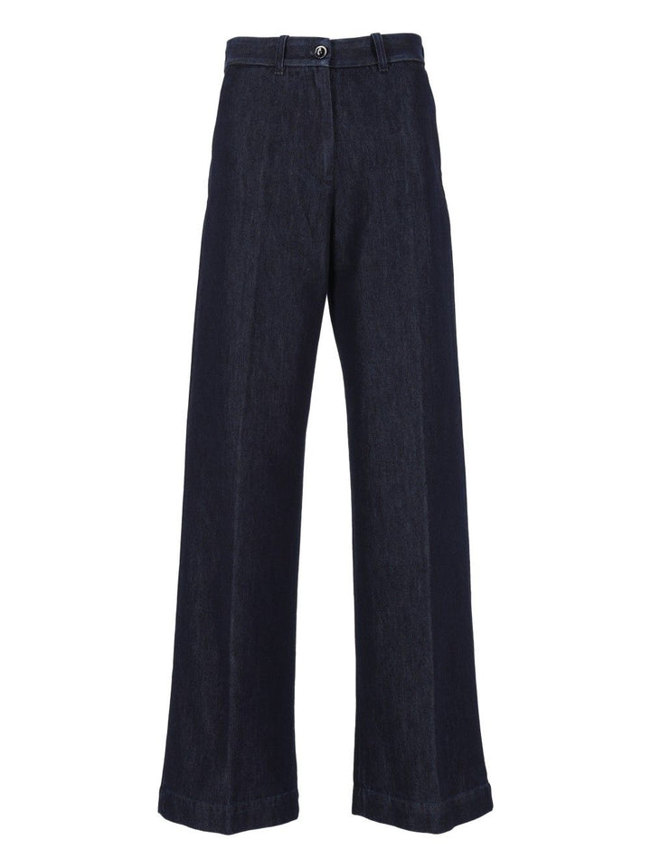 Nine In The Morning Fiamma Boy Pant Woman Jeans - Blue | 587b2db720bad3057d7999b3f9ce6793325eb4b8