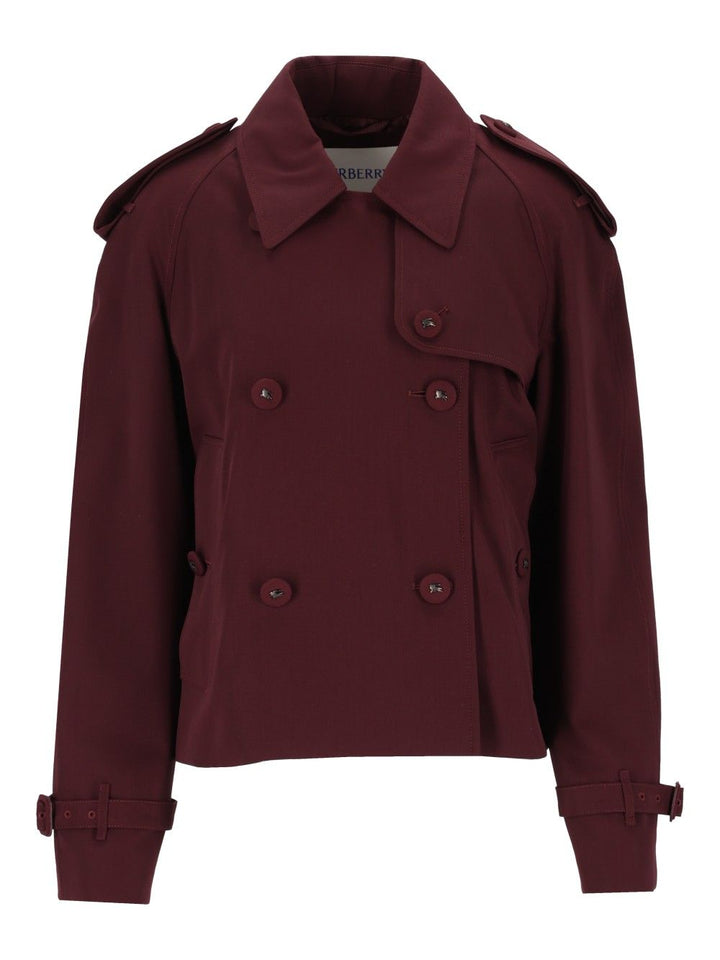 Burberry Mayfair Trench Jacket Jackets - Bordeaux | a3f8a089e0381fd712d354a22fc84f26166b4d67