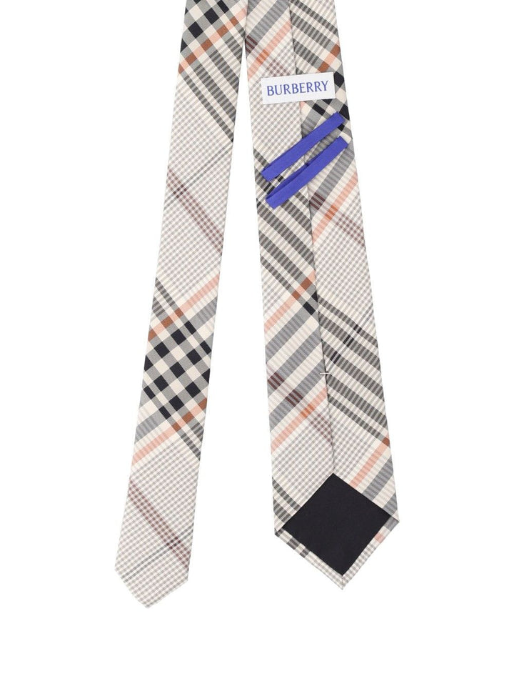 Burberry Checked Silk Tie Ties And Bow Ties - Beige | 6495b7d22855d803d4f2b8972950eaf97a0310d8