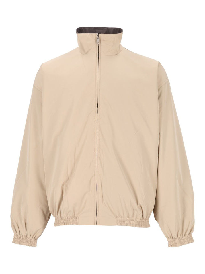 Acne Studios High-Neck Zip Up Jacket Jackets - Beige | 450d1087a9b6ef534c936fe715baf804736c9a8e