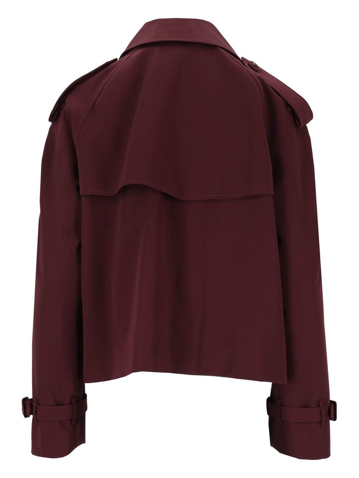 Burberry Mayfair Trench Jacket Jackets - Bordeaux | 7fd152bc9ed3657a60243dd99a01ab886c00e8de