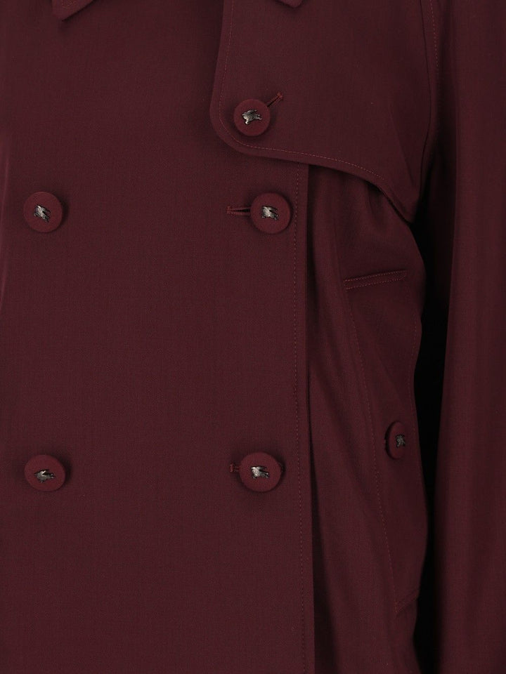 Burberry Mayfair Trench Jacket Jackets - Bordeaux | f8e8dee04eb62fbf5b7fac2592629080d437d77b