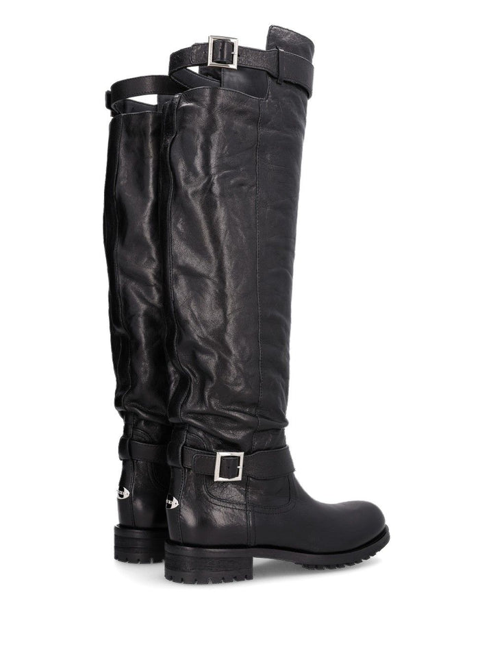 Jimmy Choo Biker Kb Boot Boots - Black | 7802174aa234ae027770def2b88c7bf209826de0