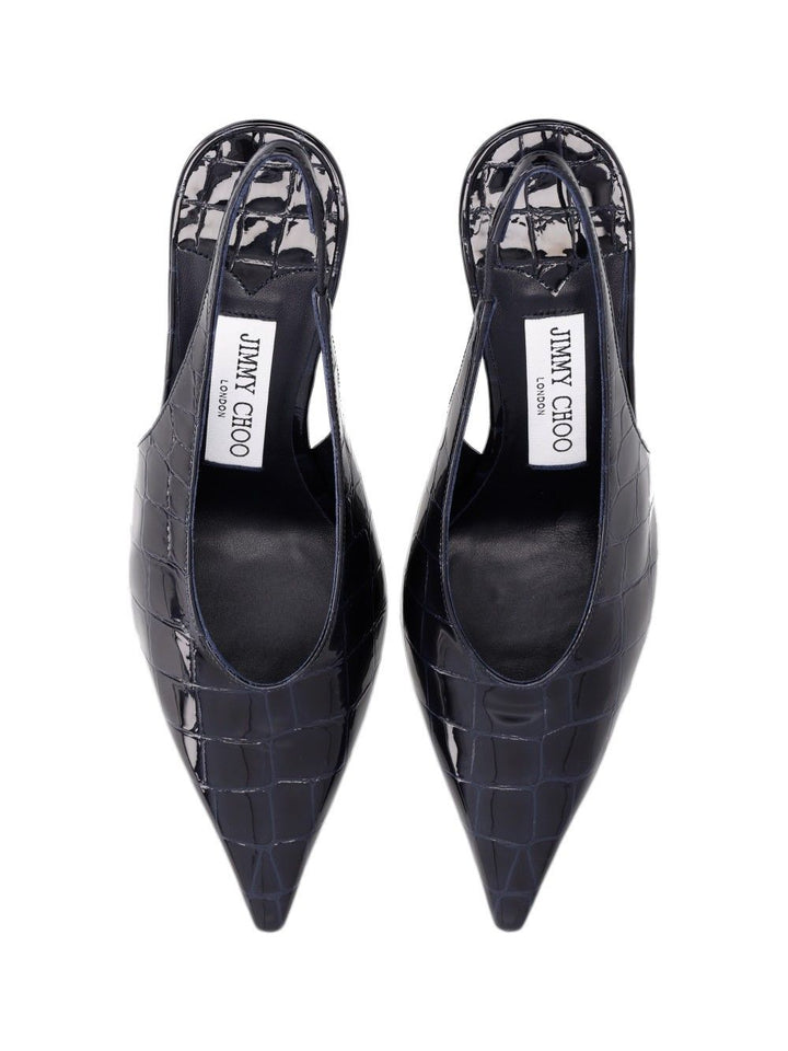 Jimmy Choo Isa 80 Slingback Pumps - Blue | 3c88c63280cc0229e51fe71dac578dd1c00f0c41
