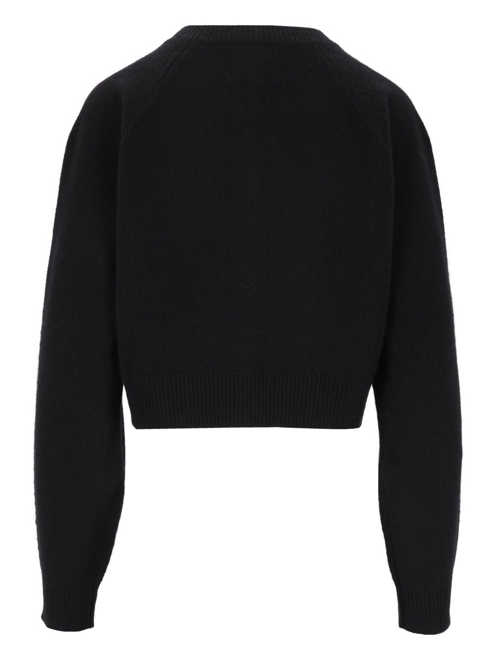Loulou De Saison Heike Cashmere Cropped Cardigan Knitwear - Black | 2f9af44e021651204efad8dd0b7e12809d7f9b5a