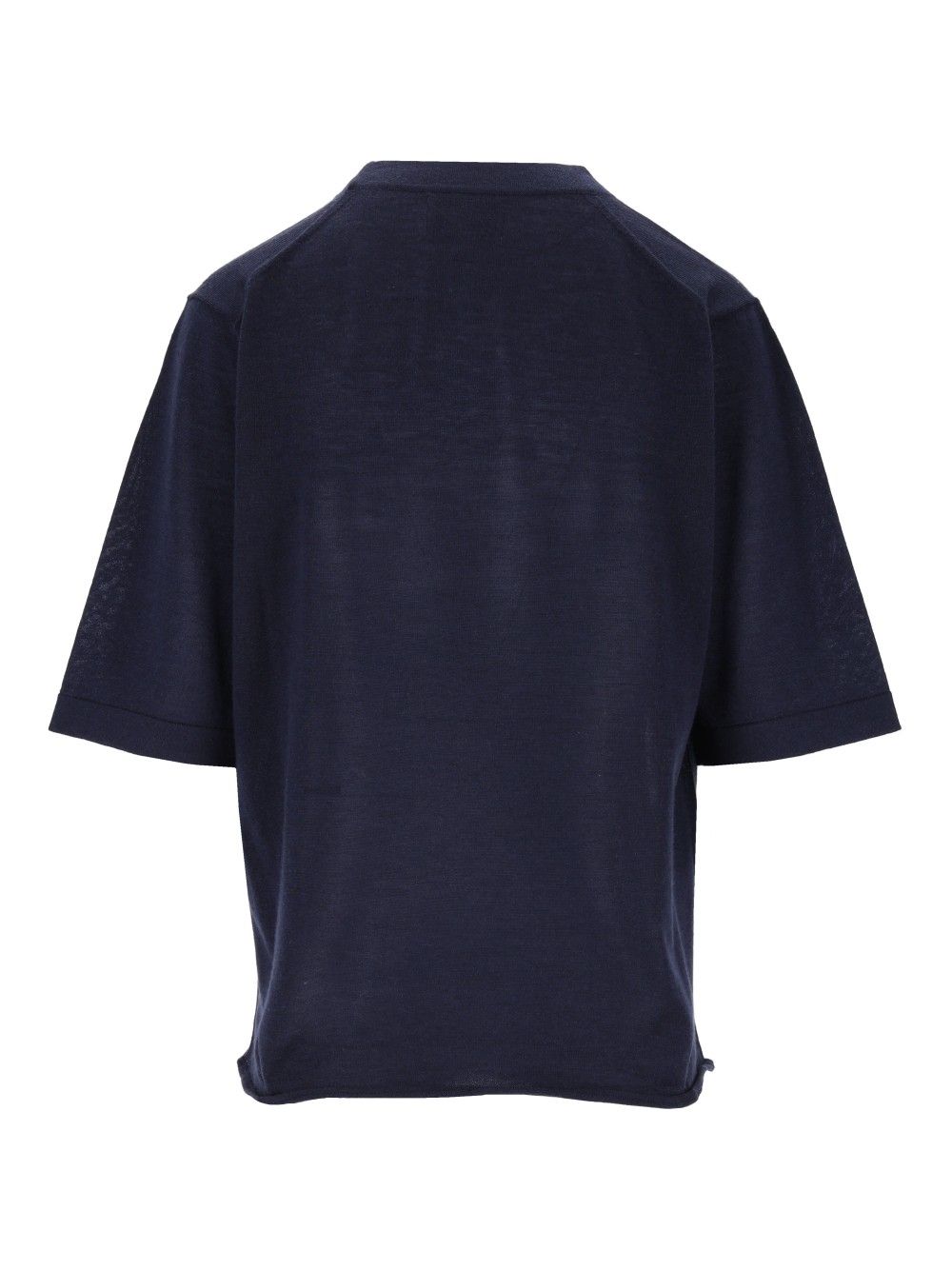 Loulou De Saison Nala Fine Knit Cashmere Top Knitwear - Blue | 4b42efe8f38837b2425fe1854a8154ffb8545feb