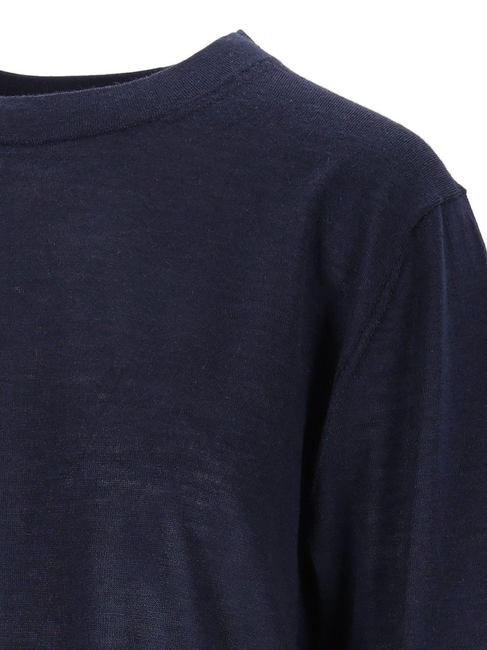 Loulou De Saison Nala Fine Knit Cashmere Top Knitwear - Blue | 50c53f5412a88b6c8e45b4d275647bc1891a3b78
