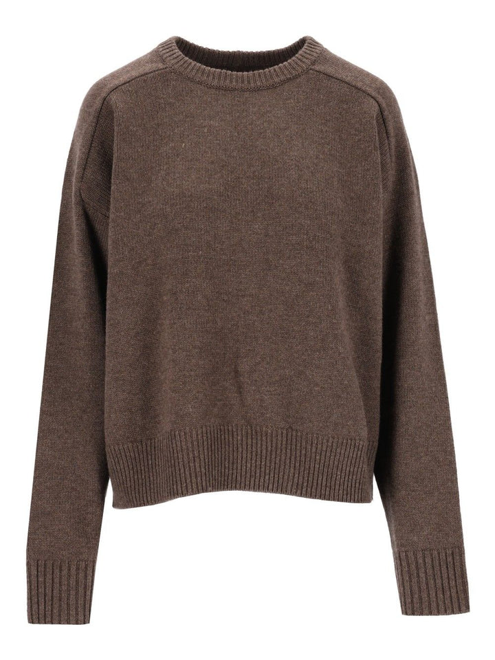 Loulou De Saison Breha Sweater Knitwear - Brown | b0ddbc4c61a9c4a3bc8e0edc0db850c4ea4930d4
