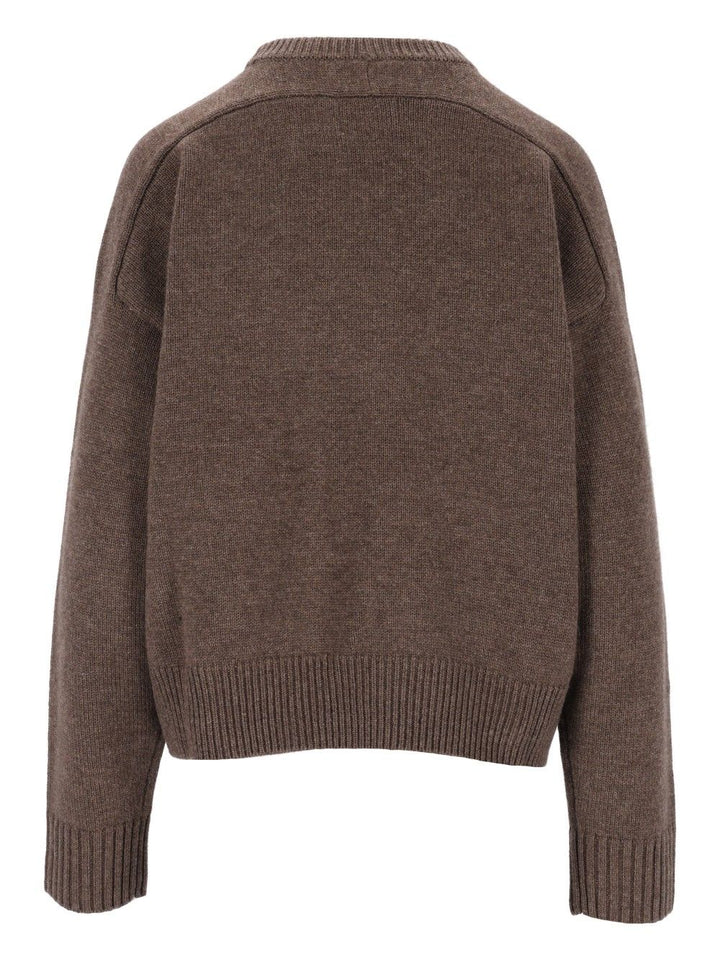 Loulou De Saison Breha Sweater Knitwear - Brown | 1af6fba64f129e9ec50aaa2bc3f08e9f3a1fe965