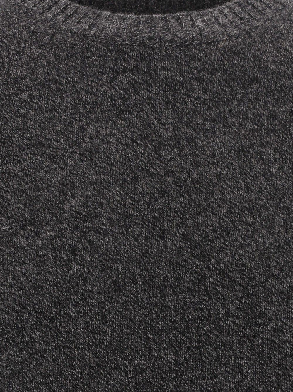 Loulou De Saison Anton Lds Knitwear - Grey | 9835ad58cf95f2c8877446a4b9d670124e204f23
