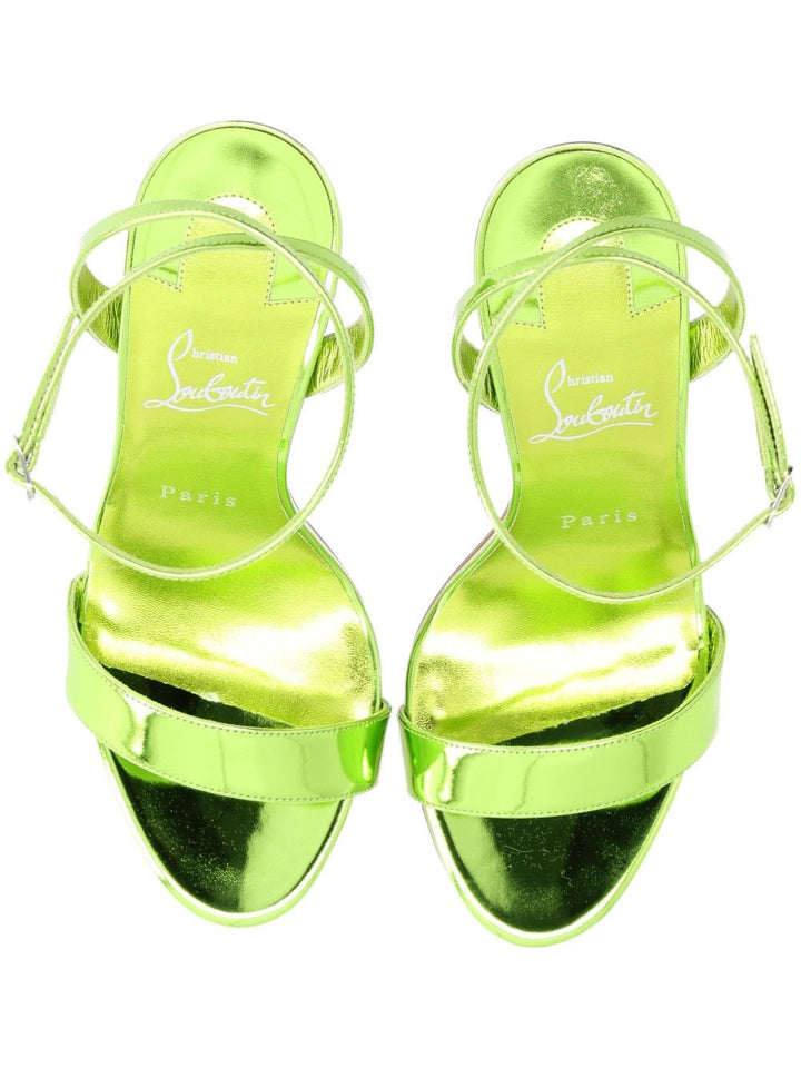 Christian Louboutin Miss Z Sandal Sandals - Green | 99c72caf13e1316ccf54c14a7bb90975e144a559