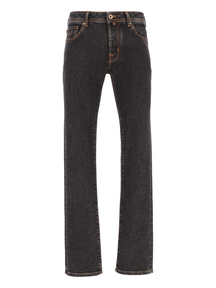 Jacob Cohen Pant 5 Pkt Slim Fit Bard  11 Oz Salpa Moro 99 Cot 1 Elastan Jeans - Grey | 50686c58bf8c7438cf59015f46fd3de1f0596465