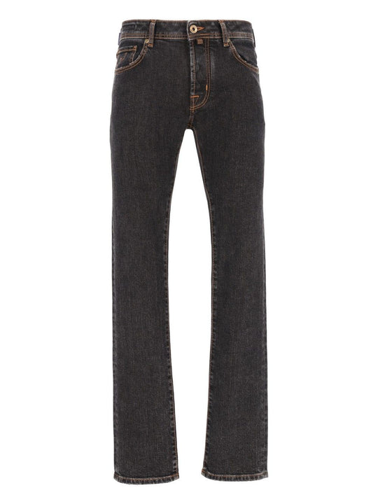 Pant 5 Pkt Slim Fit Bard 11 Oz Salpa Moro 99 Cot 1 Elastan Jeans Grey