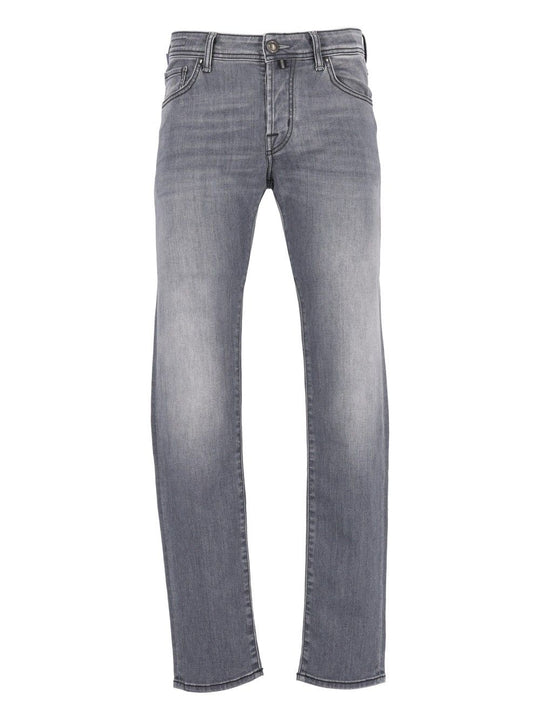 Pant 5 Pkt Super Slim Fit Nick 10,5 Oz Salpa Grigia 92 Cot 8 Elastan Jeans Grey