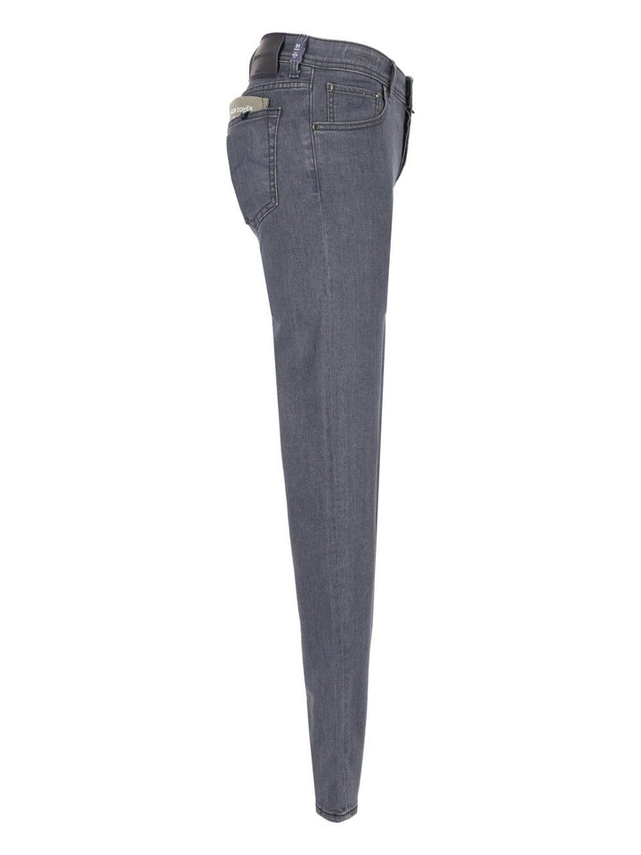 Jacob Cohen Pant 5 Pkt Super Slim Fit Nick  10,5 Oz Salpa Nera 92 Cot 8 Elastan Jeans - Grey | 93729bf65fcb049697faf92534d5014c2e82d097