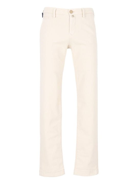 Pantalone Slim Fit Bobby 93 Cot 7 Elastan Trousers White