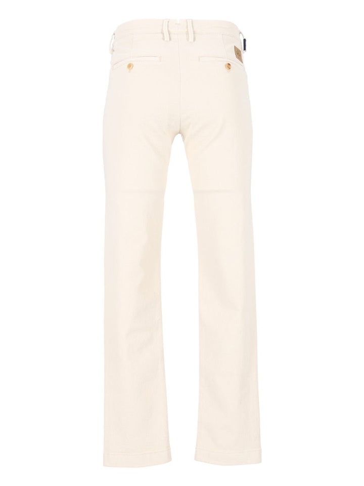 Jacob Cohen Pantalone Slim Fit Bobby 93 Cot 7 Elastan Trousers - White | 32c7bbb31b0406d8d48790bc6f65e912df6e3098