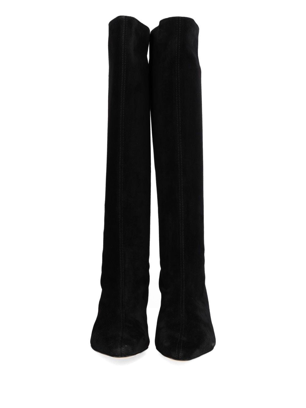 Staud Wally Boot Suede Boots - Black | 83b2c19c3c1da948f2e36437150c76649f00dfd6