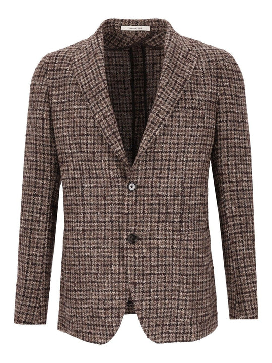 Montecarlo Alpaca Blend Blazer Jackets Brown