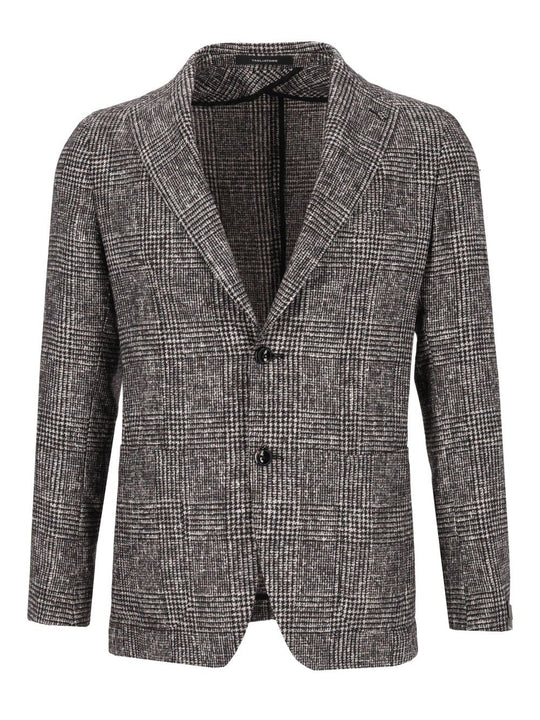Montecarlo Galles 40 Alpaca 22 Nylon 18 La 10 Se 10 Lino Jackets Black
