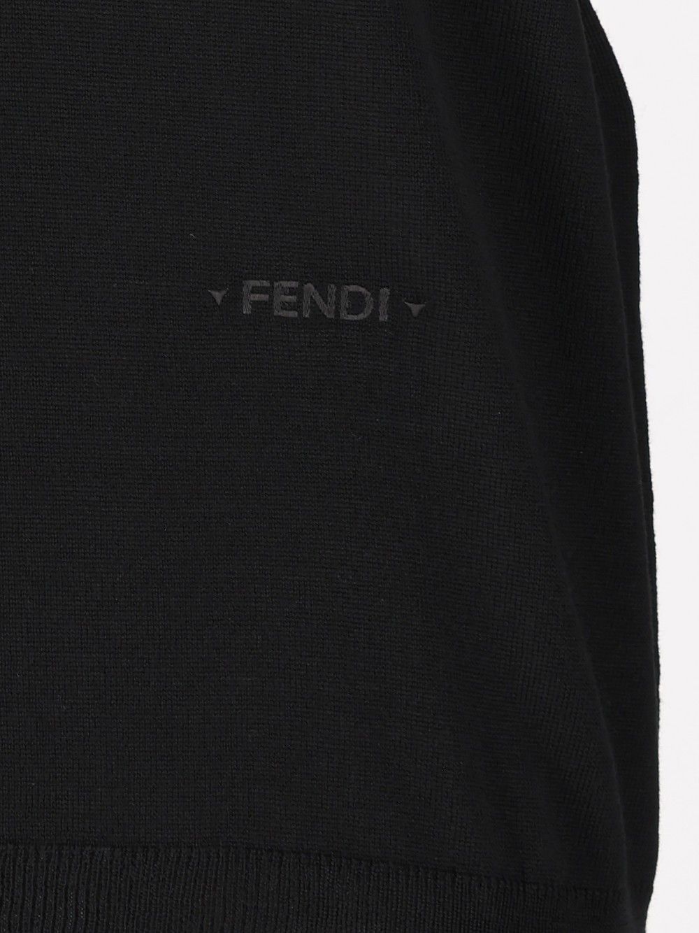 Fendi Merino Wool Sweater Knitwear - Black | 34799900eccc8de1358cc37b268702da3a9d789c
