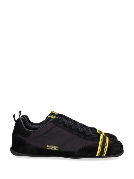 Sneaker Crosta+Nylon Sneakers Black