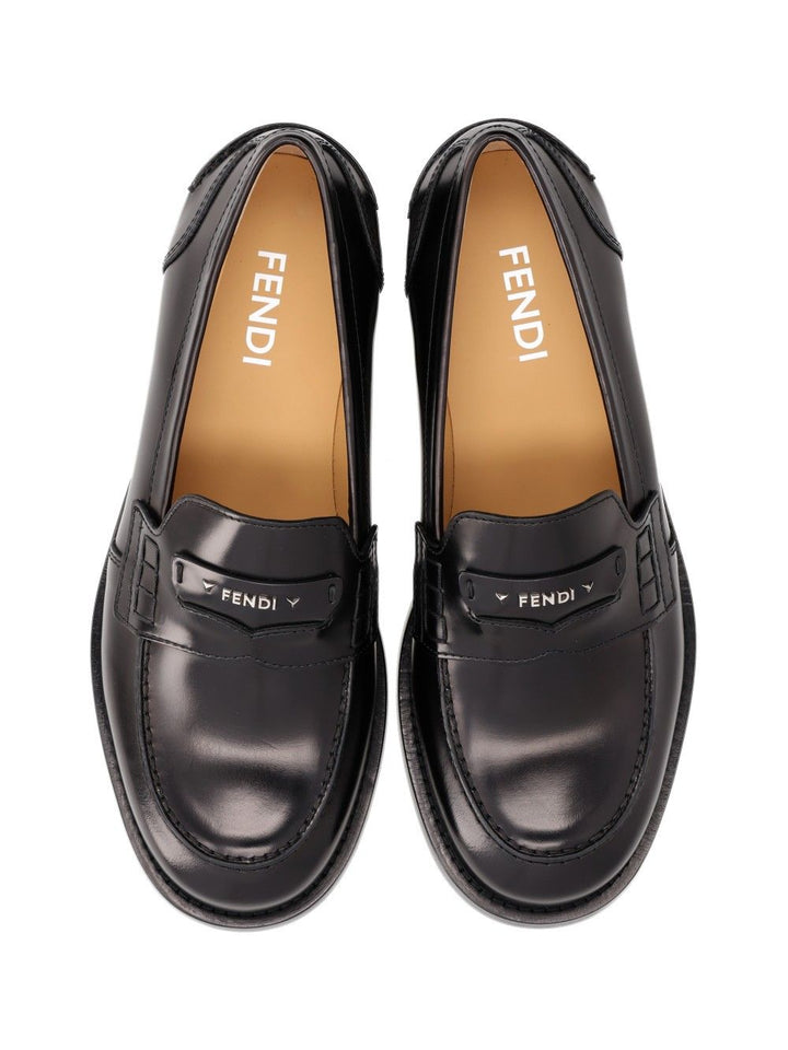 Fendi Fendi Ateneo Moccasin Scarpe basse - Black | 3ae1bf4fcaca63e67856b4fa477d3a30dd00c312