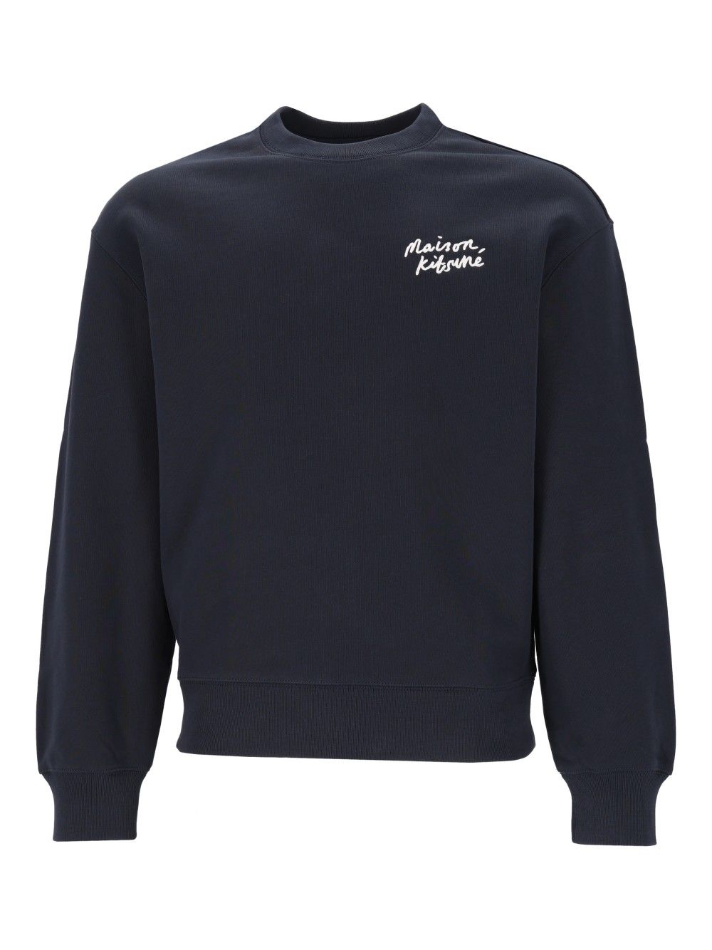 Maison KitsunÉ Maison Kitsuné Handwriting Comfort Sweatshirt Sweatshirts - Blue | f79e2383250227a81af0eaf9fe866153dbd15fba