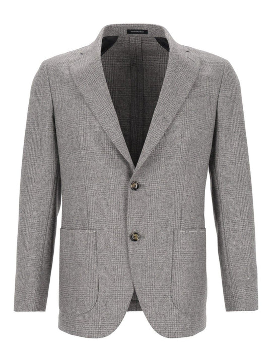 Blazer Galles Fusion Sfoderata R7 100 Lana Jackets Grey
