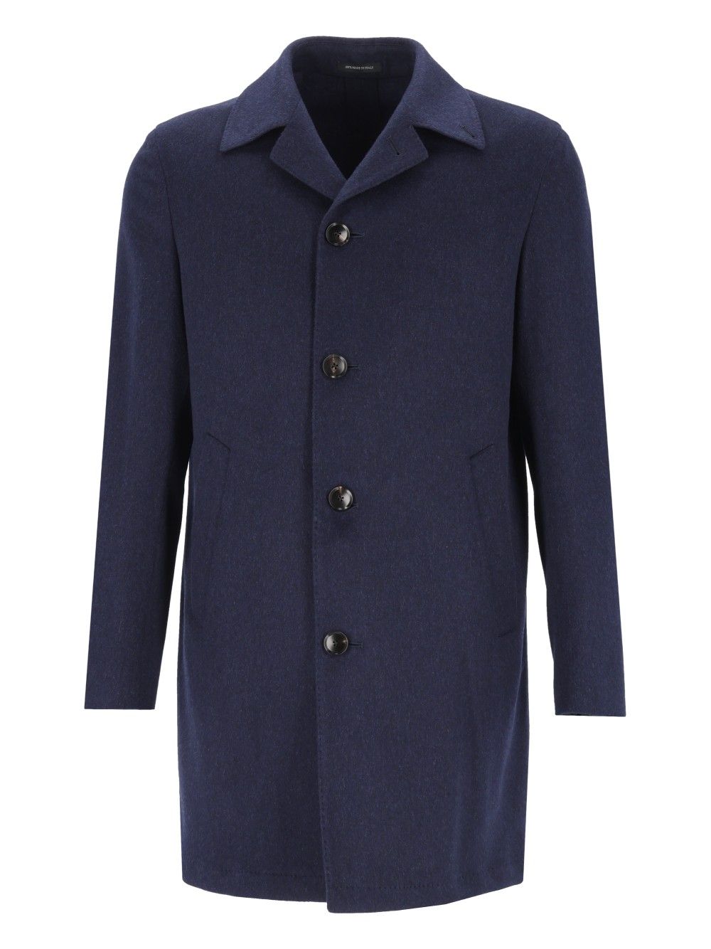 Al Duca D'Aosta Cappotto Corto Sfoderato Loro Piana 100 Cachemire Coats - Blue | ecf763fb24f5096b006005f0aba588331776b875