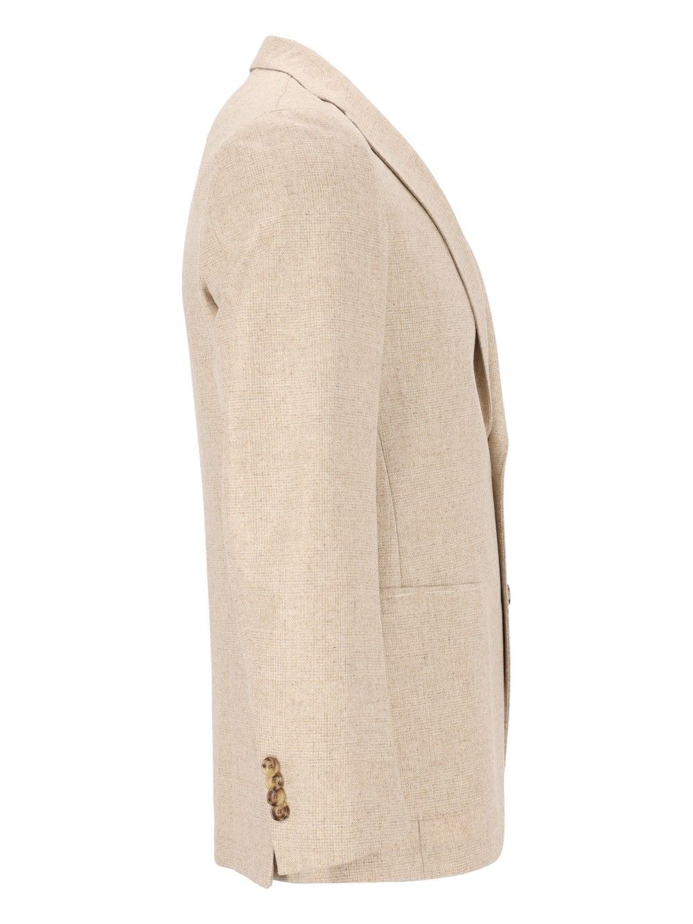 Al Duca D'Aosta Unlined Prince Of Wales Fusion Blazer Jackets - Beige | 1ef7ab31340fb92ba2165feb67f39c9ad50dafde