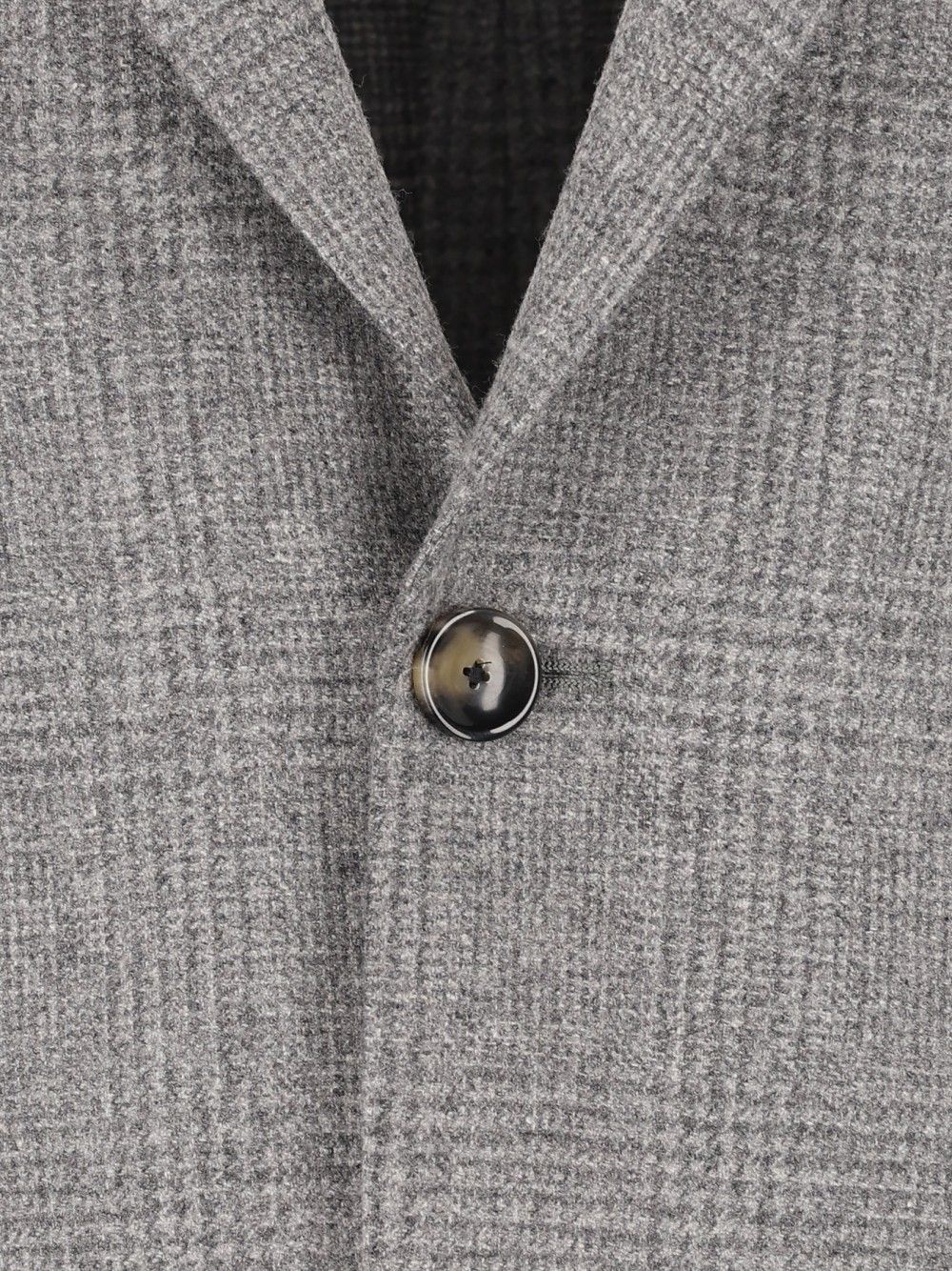 Al Duca D'Aosta Unlined Prince Of Wales Fusion Blazer Jackets - Grey | f1feafcb4221a3a01638a1e0194f789ce17ae5c8