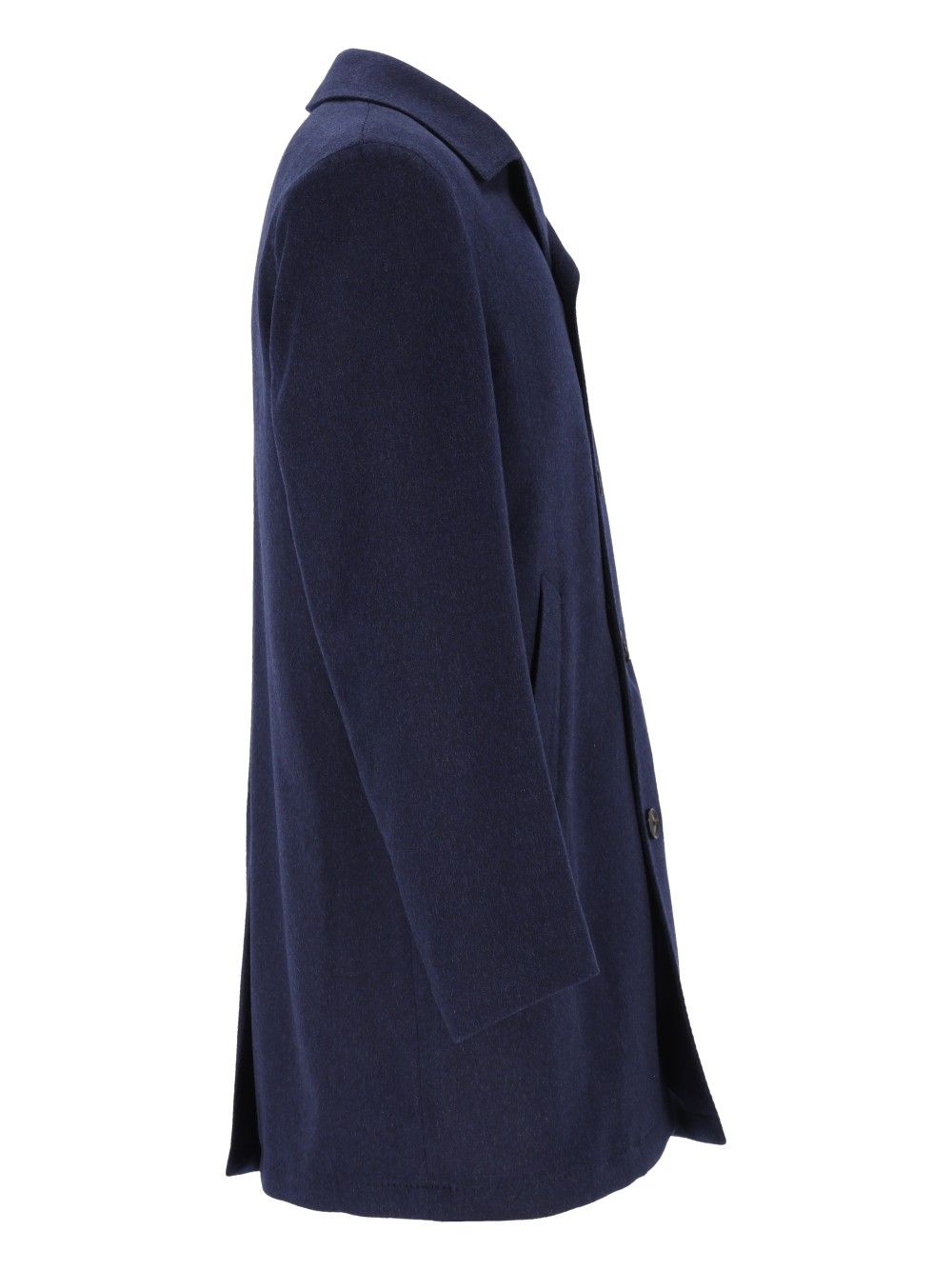 Al Duca D'Aosta Loro Piana Short Cashmere Coat Coats - Blue | 017ef8daa2179d88979854f0b74e87e37fce86e5
