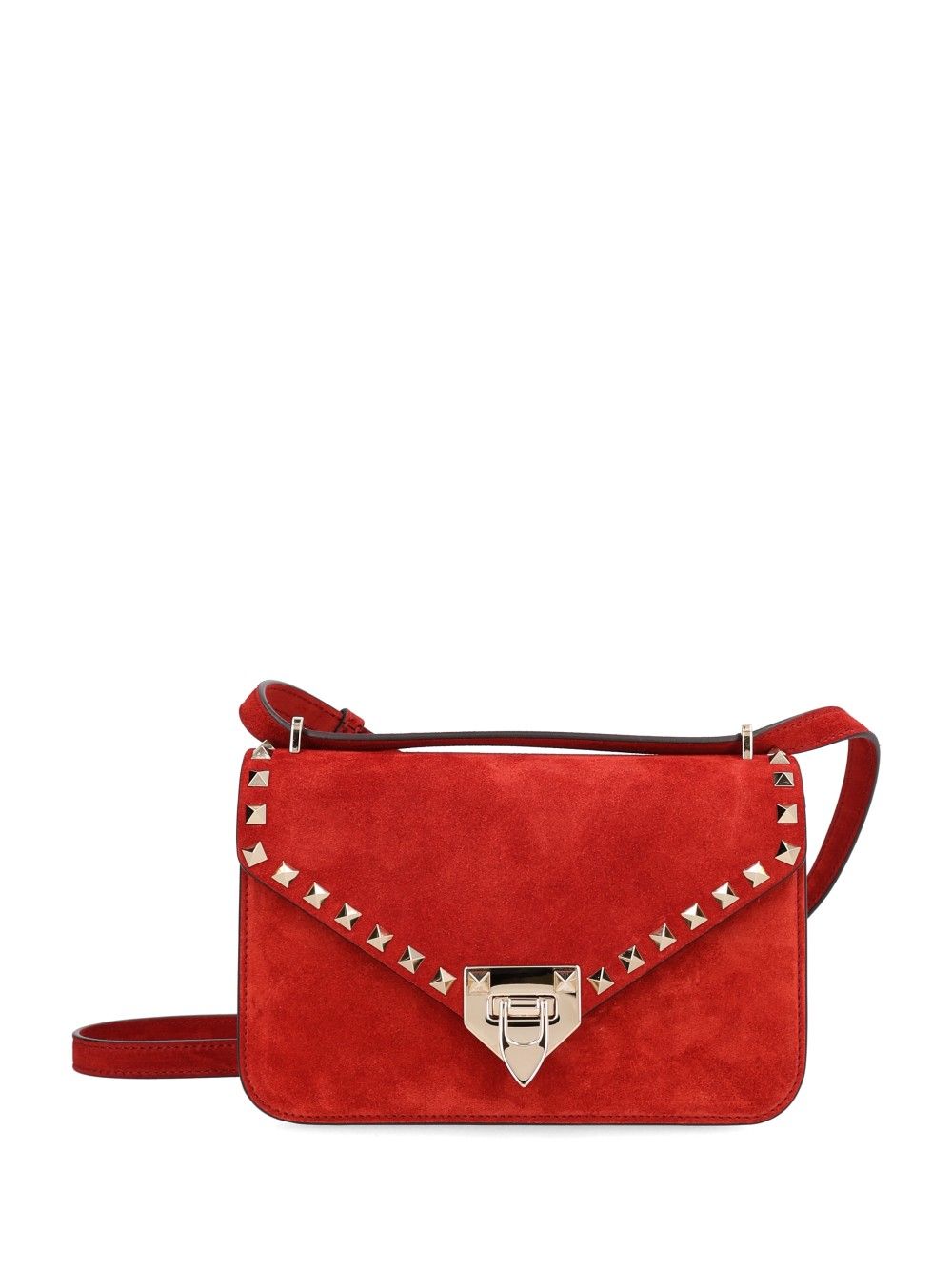 Valentino Garavani Small Rockstud Bag Crossbody Bags - Red | 253c4e984ac379d8a3f4315507fa3120a23a38a9