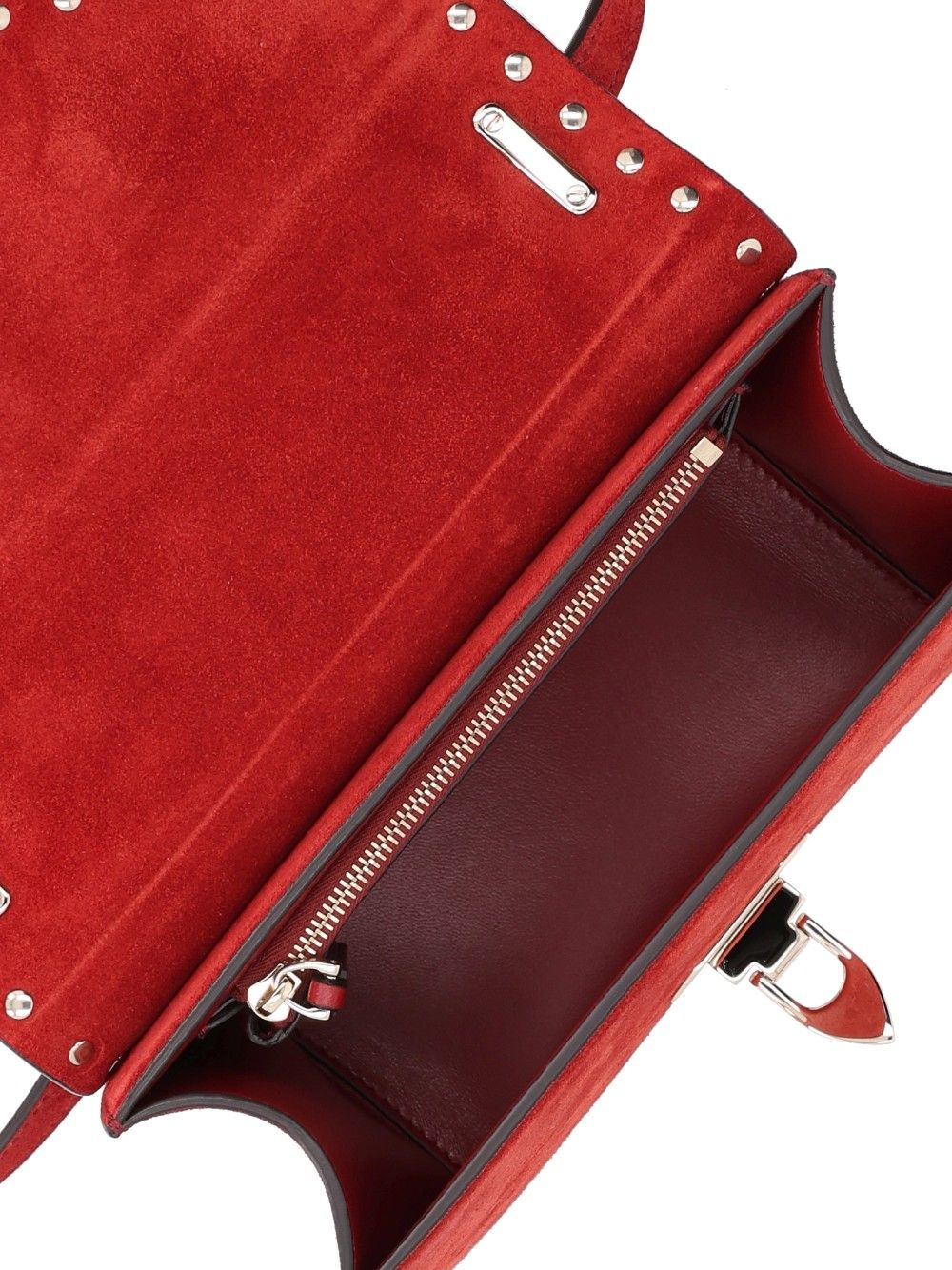 Valentino Garavani Small Rockstud Bag Crossbody Bags - Red | 06bf5ba3b29a187697fab50375c91a206a4e07a1