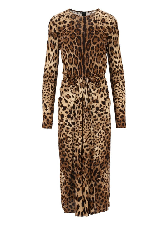 Long Sleeve Midi Dress Dresses Animalier