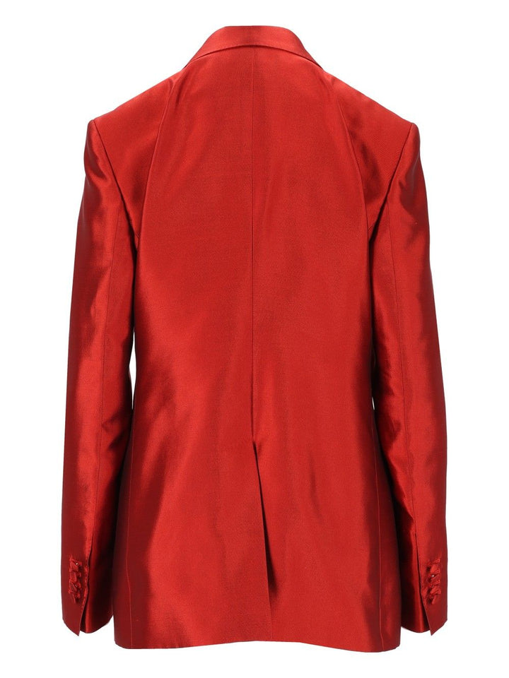 Dolce & Gabbana Double Breasted Blazer Jackets - Red | ffe0938c92de00ab964fd200caa54056b6d2ca6c