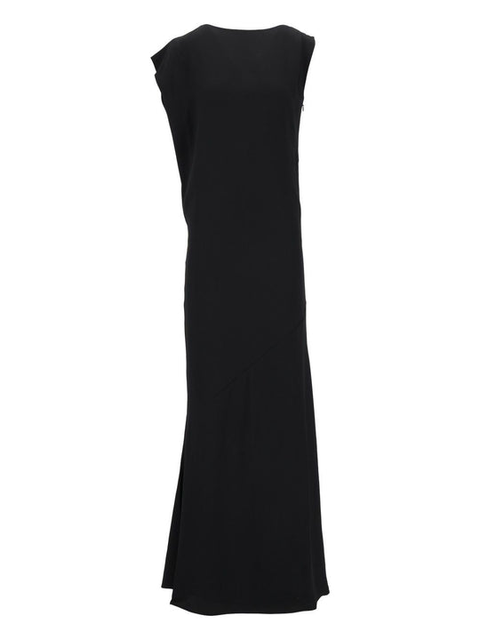 La Robe Drap Longue Dresses Black