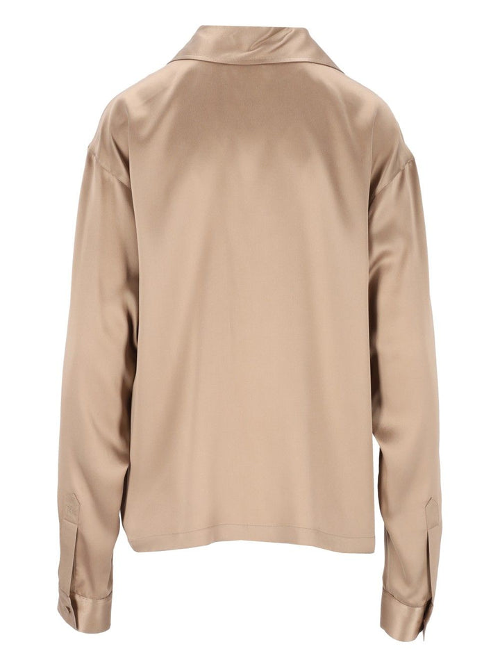 Tom Ford Soft Polo Shirt Shirts - Beige | fb50a8223d84eb023bb2b605b30b17e6adfa5649