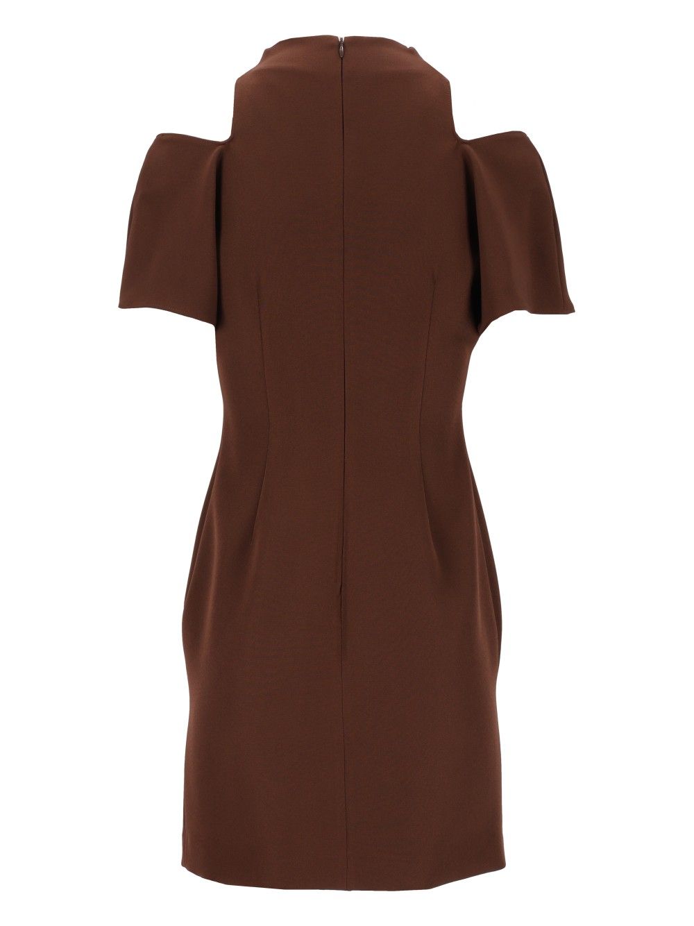 Federica Tosi Abito Corto Cut Off Cady Dresses - Brown | a10b9d4f646782d74df7a554a8540b0afc52aea5