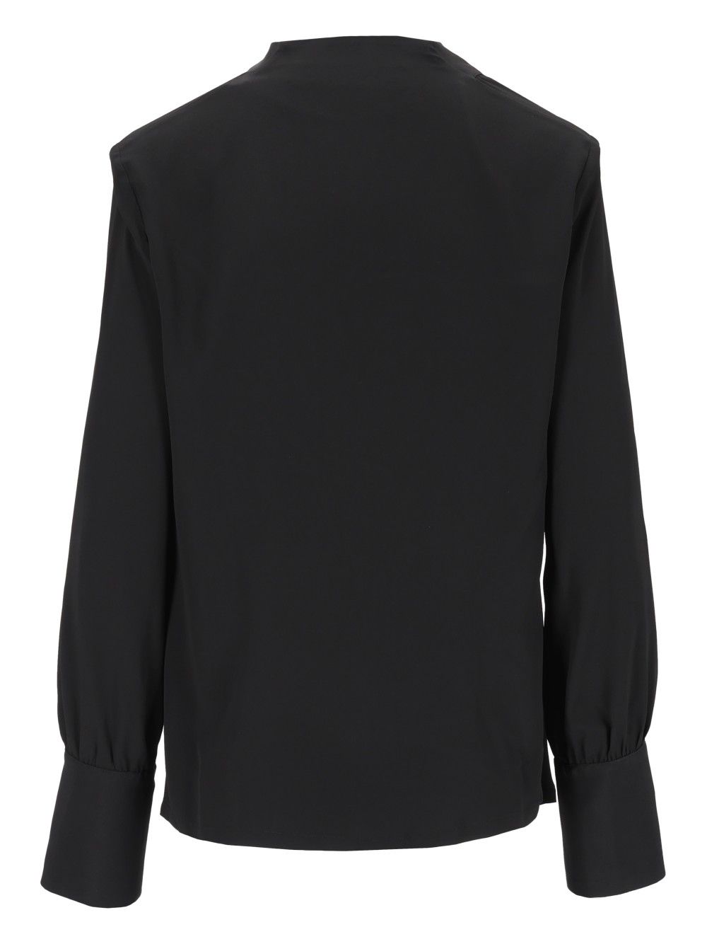 Federica Tosi Blusa Scollatura Morbida E Profonda  Misto Seta Tops - Black | fd11d9bb1e5dc8d28a1a5dbac1b3e82de84a4a0d