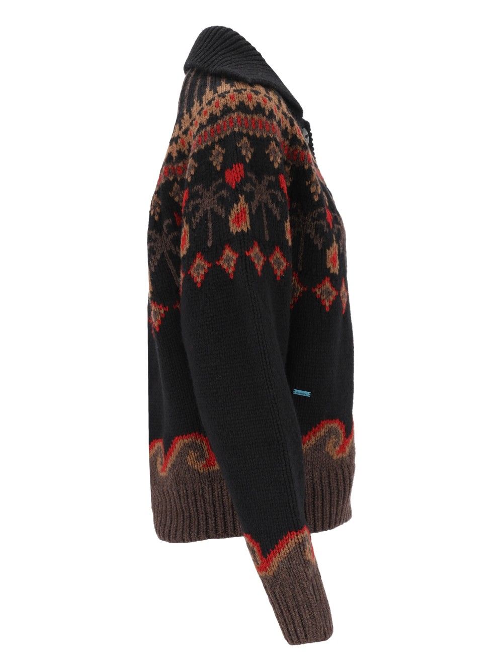 Alanui Sweet Winter Jacket Knitwear - Black | 5276e8dc36e2efce5cb44c34e5c96efcf7833273