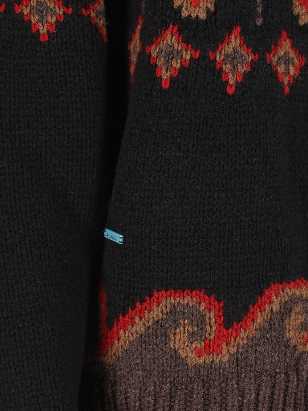 Alanui Sweet Winter Jacket Knitwear - Black | ebc84d447be0f28f9dd04ae2ec4d74f9b46afbc6