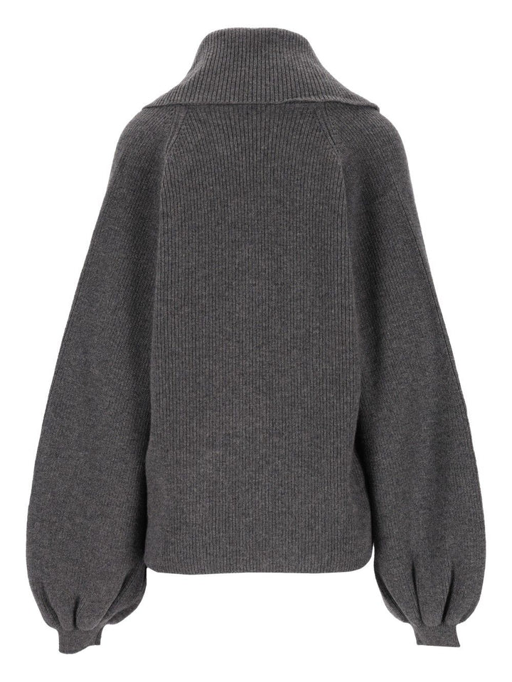 Dolce & Gabbana Cardigan Collo A Scialle Knitwear - Grey | 39b9eab641c690fd995842c8b771e7eaf558c8d5