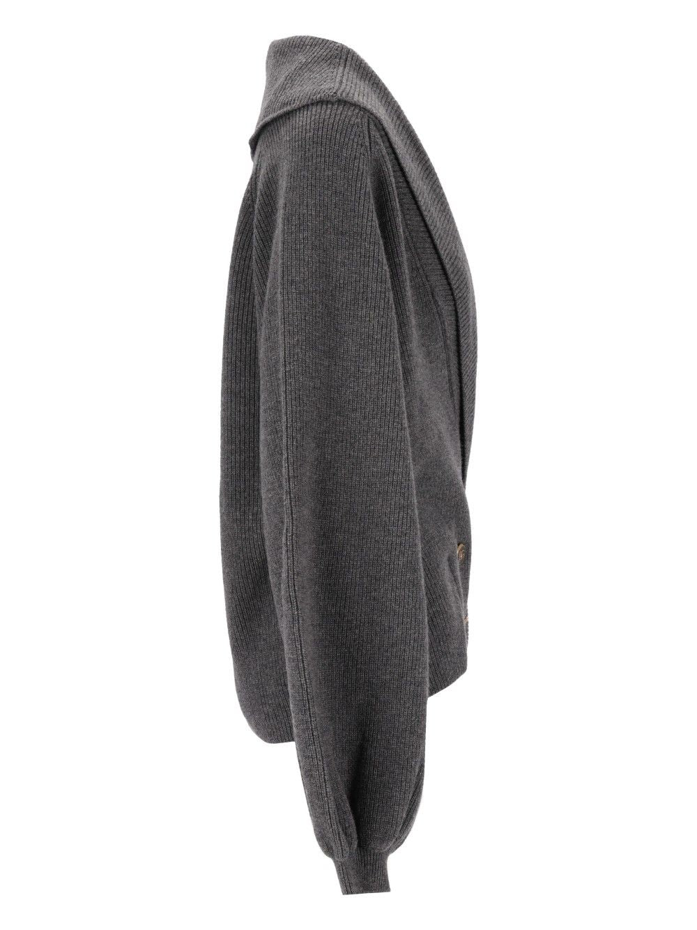 Dolce & Gabbana Buttoned Cardigan Knitwear - Grey | eca475255a9312652c14b4a6502c12214dea7506