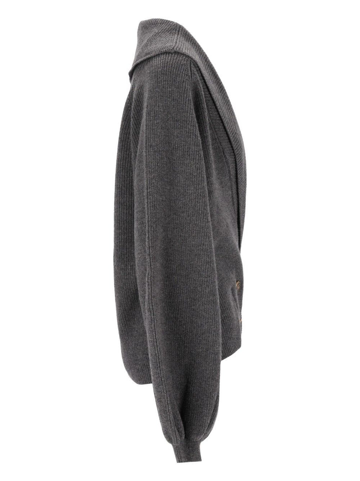 Dolce & Gabbana Buttoned Cardigan Knitwear - Grey | eca475255a9312652c14b4a6502c12214dea7506